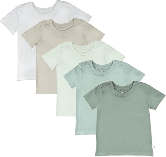 EcoWear Organic Cotton T-Shirt Multipack Unisex (5pcs per pack)