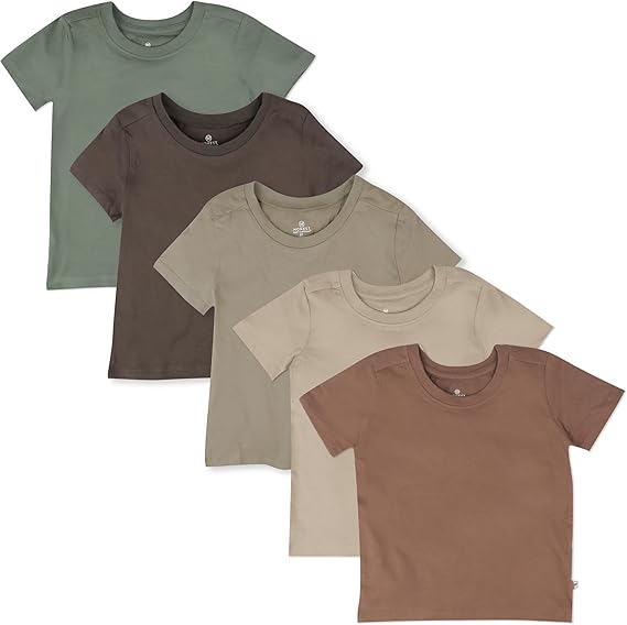 EcoWear Organic Cotton T-Shirt Multipack Unisex (5pcs per pack)