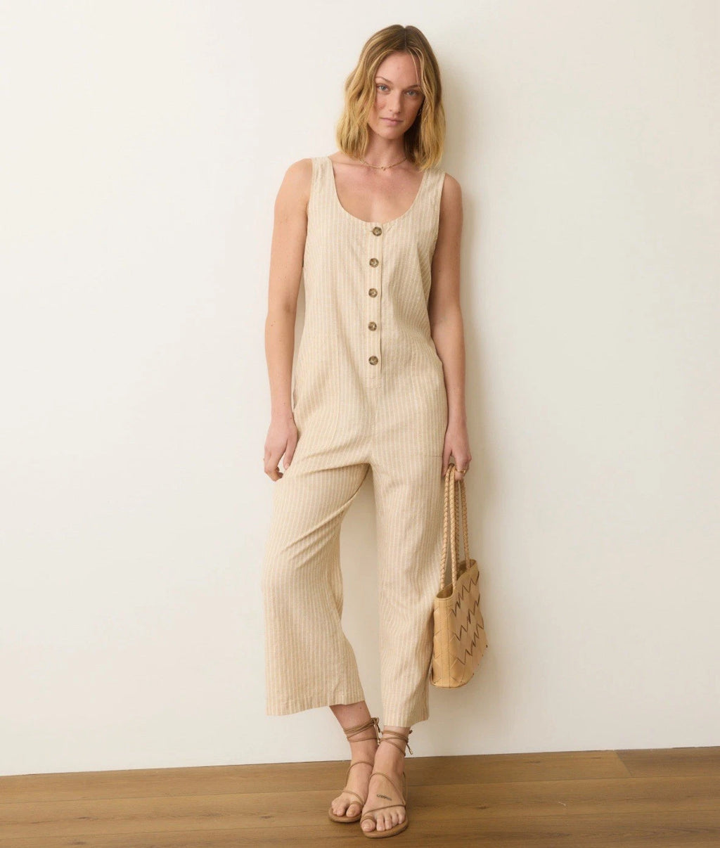 EcoCoast Hemp Stripe Jumpsuit (Women’s)