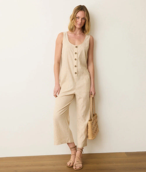 EcoCoast Hemp Stripe Jumpsuit (Women’s)